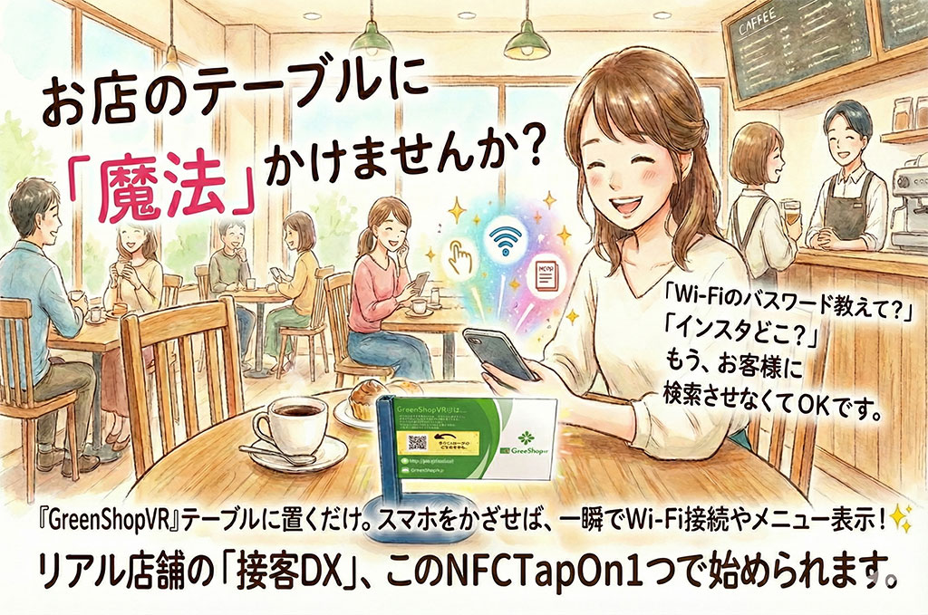 NFC TapOn 【DIYプラン】 自由設定モデル (5個セット)