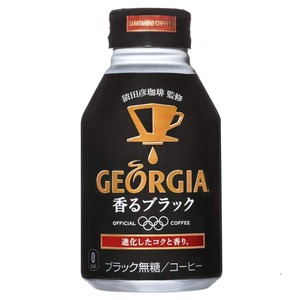 【まとめ買い】コカ・コーラ ジョージア ヨーロピアン 香るブラック ボトル缶 260ml×24本（1ケース）