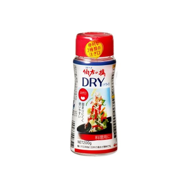 伯方の塩 DRY（ボトル） 200g×5 2951999 1ケース（5入） 伯方塩業（直送品）