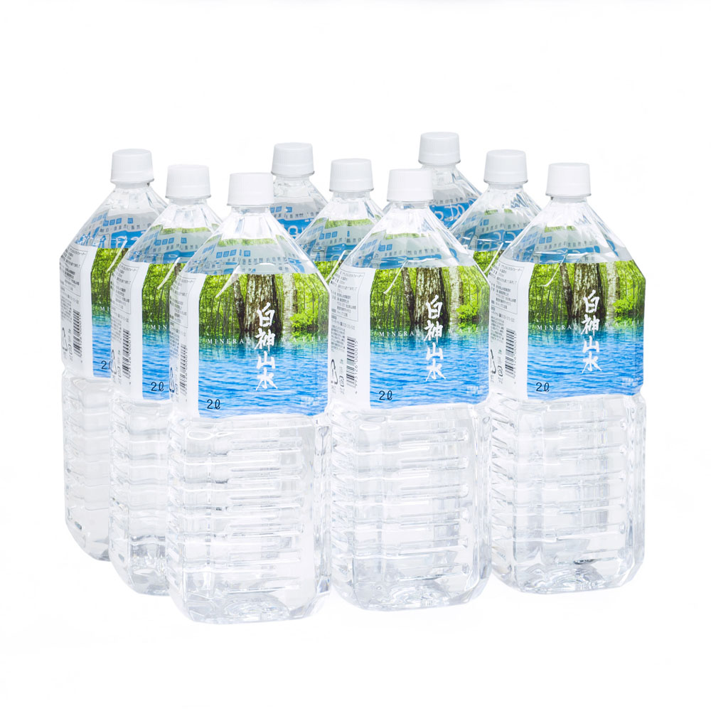 【送料無料】世界自然遺産「白神山地」の非加熱天然水 白神山水 2000ml×9本