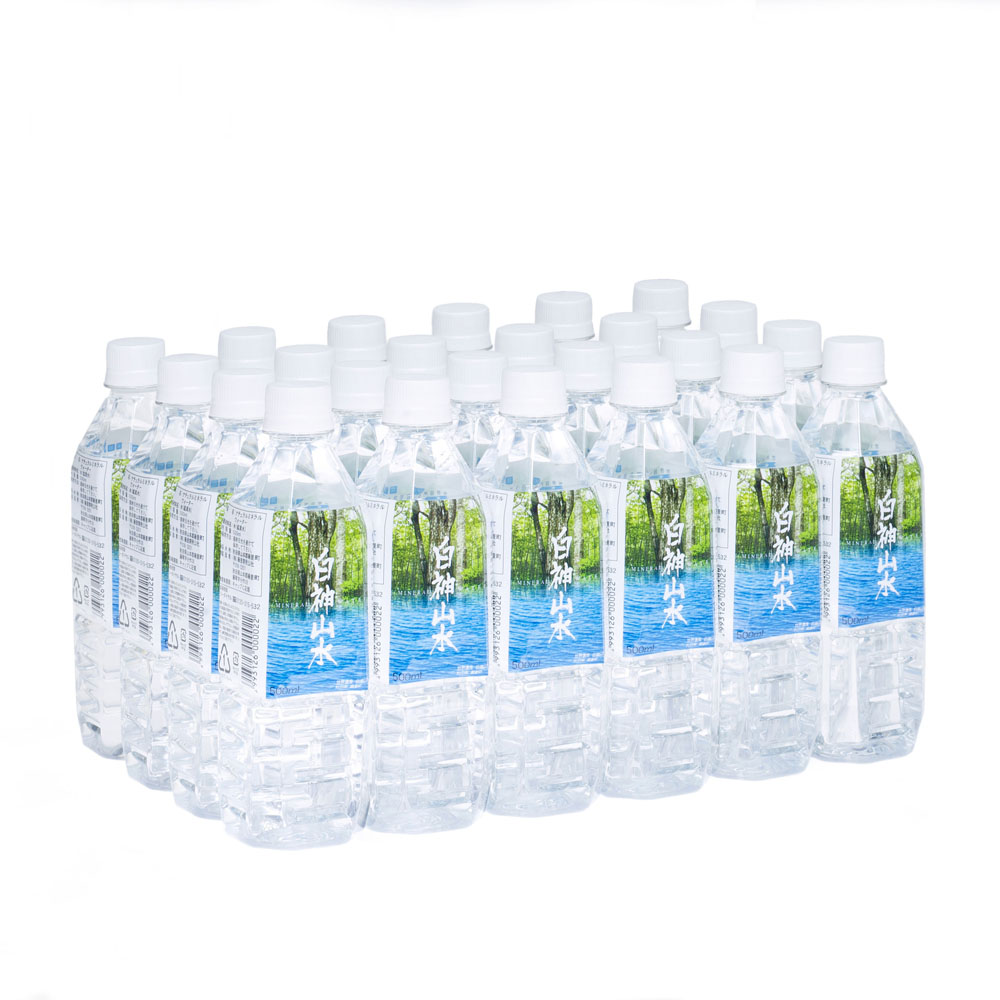 【送料無料】世界自然遺産「白神山地」の非加熱天然水 白神山水 500ml×24本