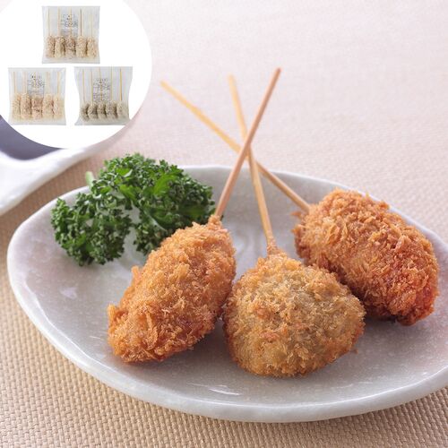 【送料無料】大阪名物 串カツ A(3種・計15本)