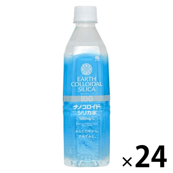 アース製薬 中硬水 ナノコロイドシリカ水 500ml 1箱（24本入）